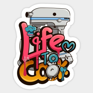 Chef's job Sticker